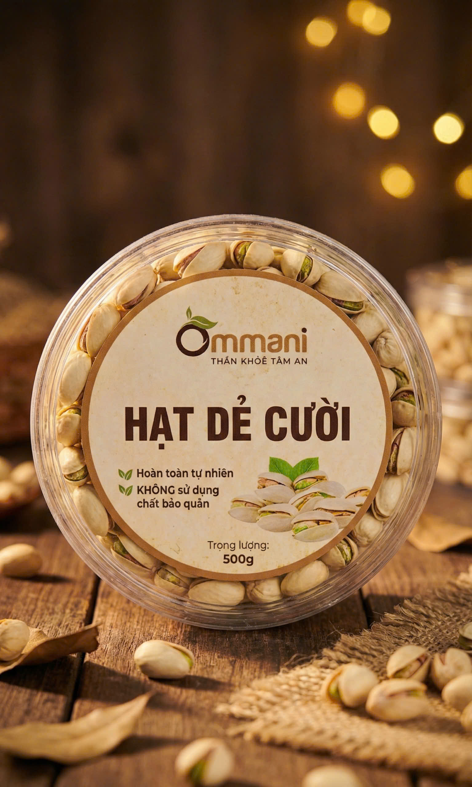 Hạt dẻ cười mộc 500g