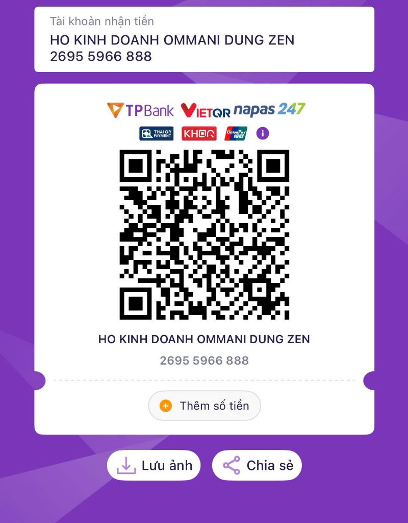 Mã QR TPBank Ommani